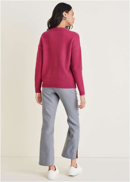 Ruched Sweater - Vivacious | Venus Sale