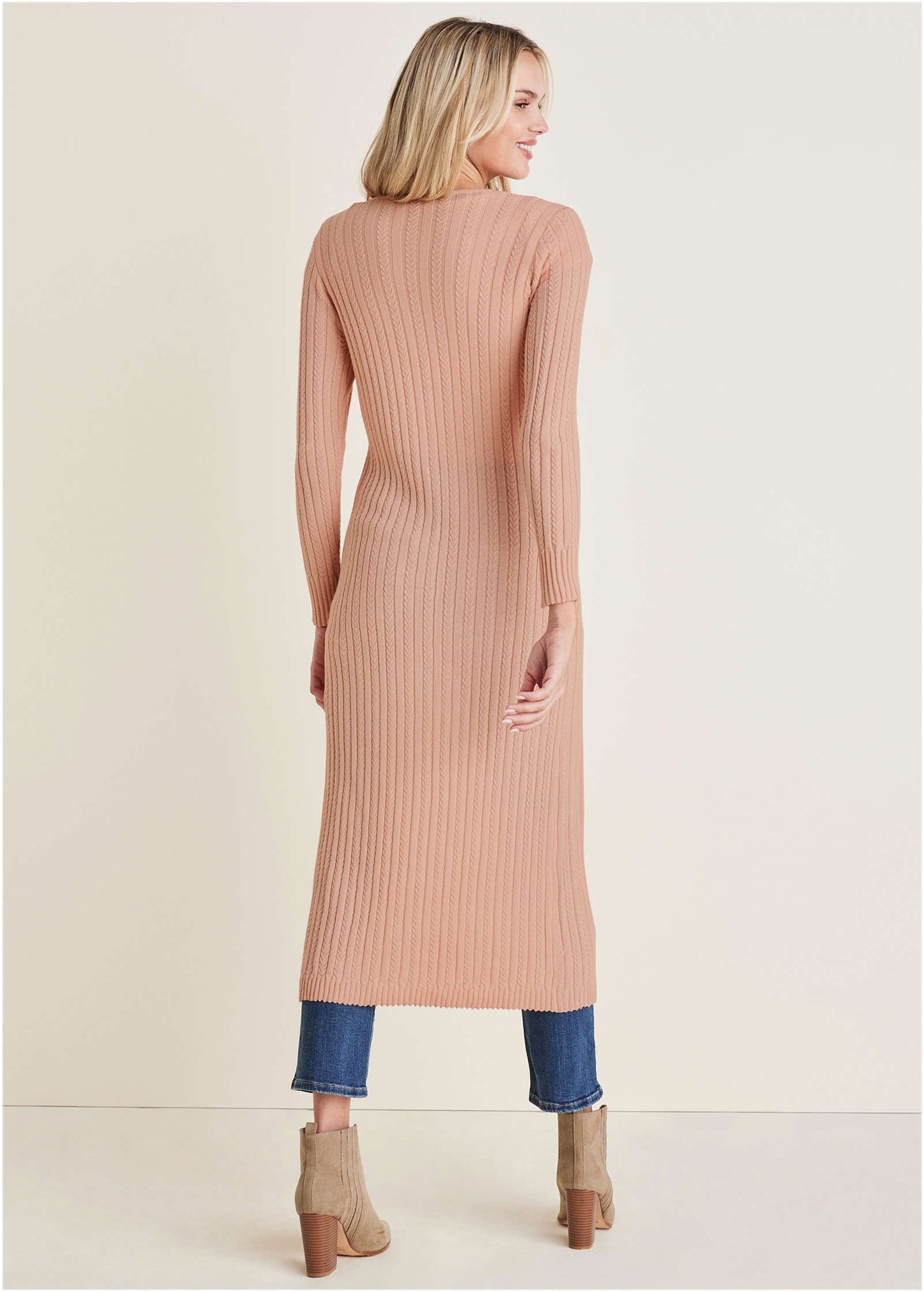 Pointelle Duster - Evening Sand | Venus Budget Friendly