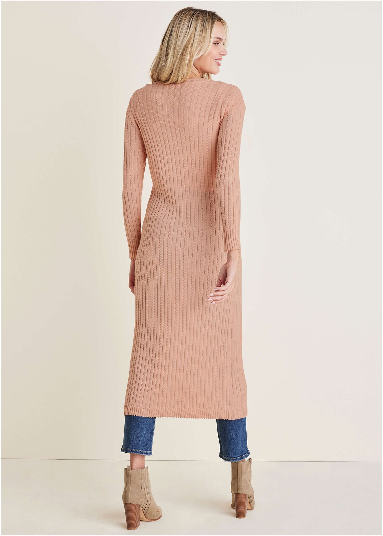 Pointelle Duster - Evening Sand | Venus Budget Friendly
