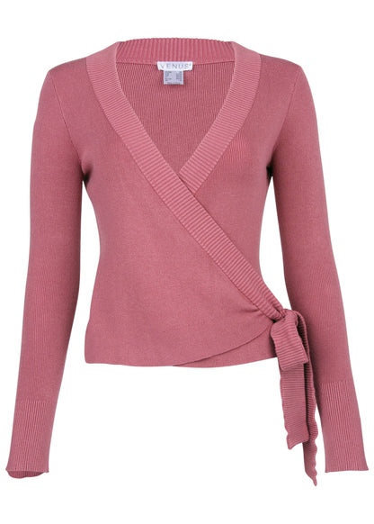 Wrap Sweater - Heather Rose | Venus Great Deal