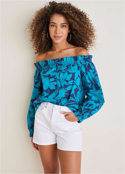 Off-The-Shoulder Top - Cabana Nights | Venus Affordable
