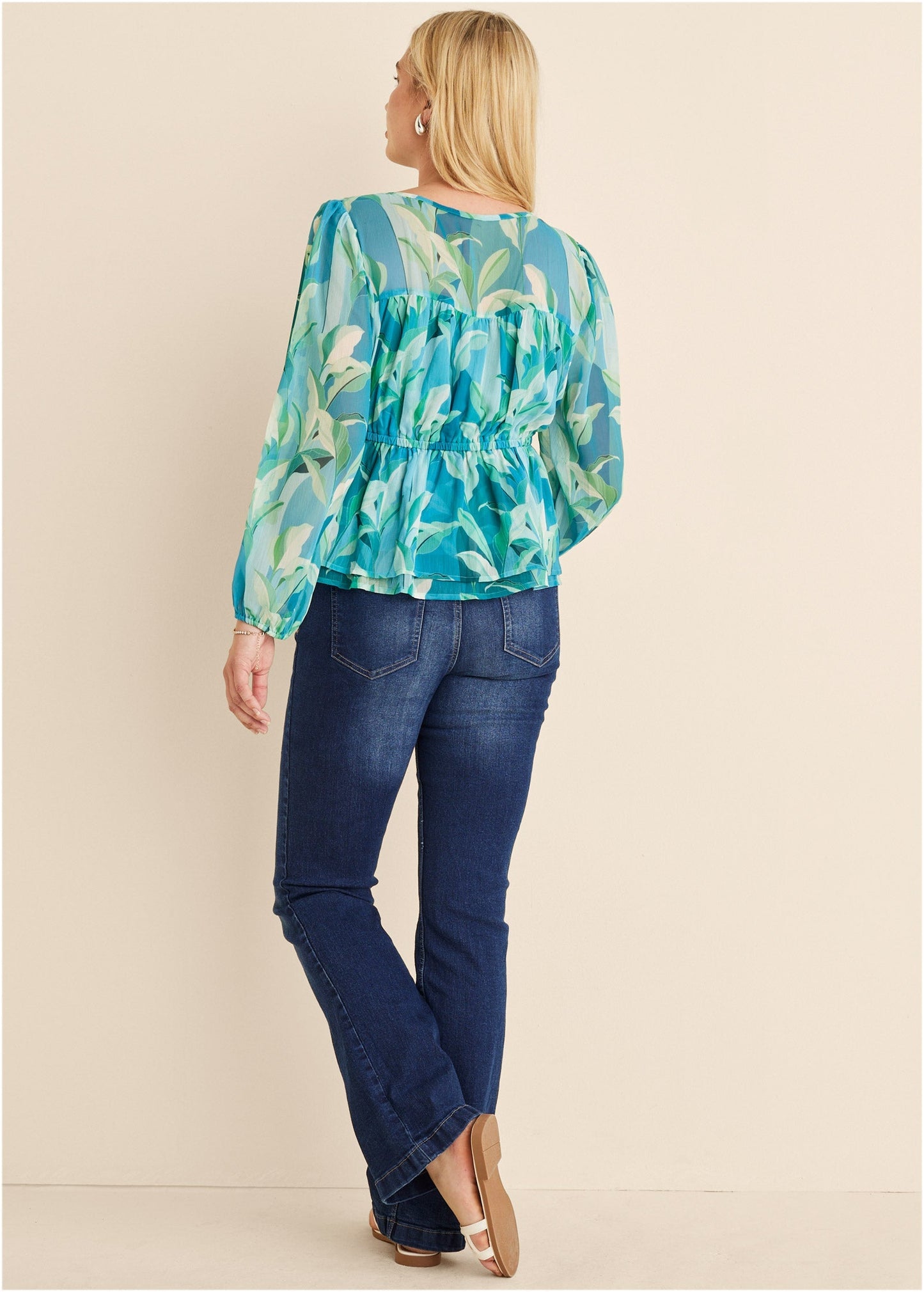 Sheer Beauty Blouse - Botanical Beauty | Venus Special Offer