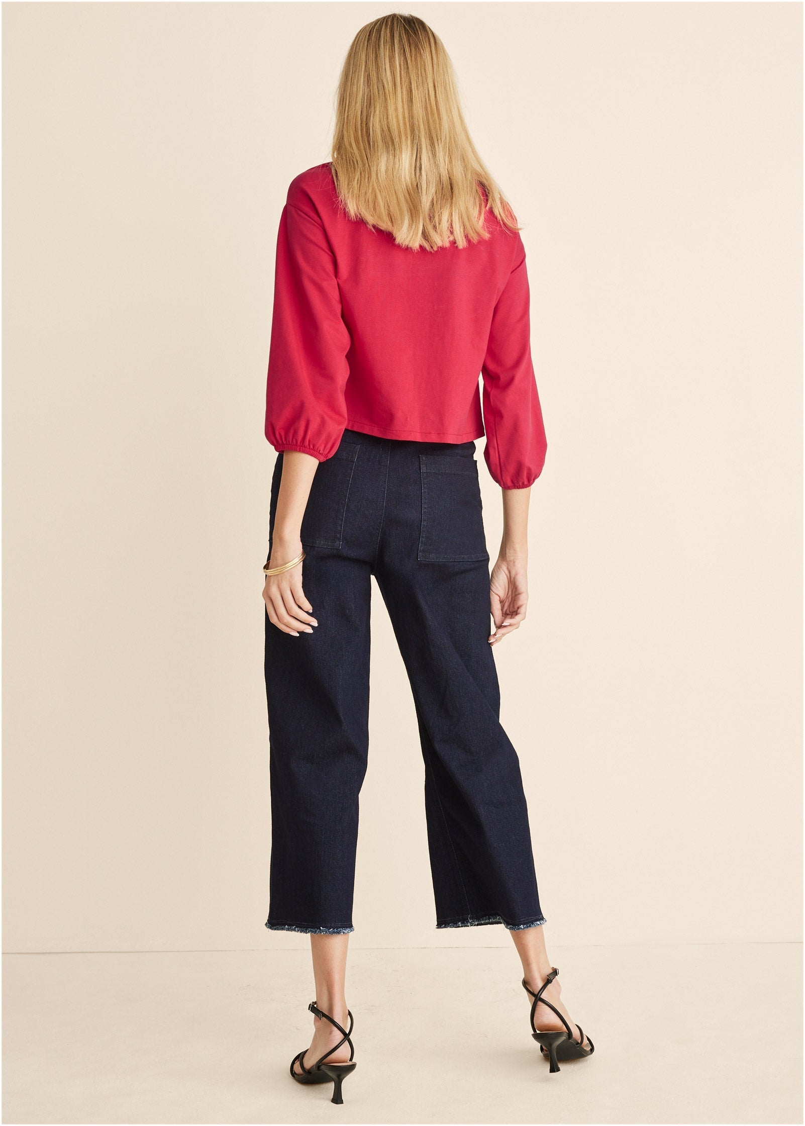Cut-Out Heart Top - Red | Venus Sale