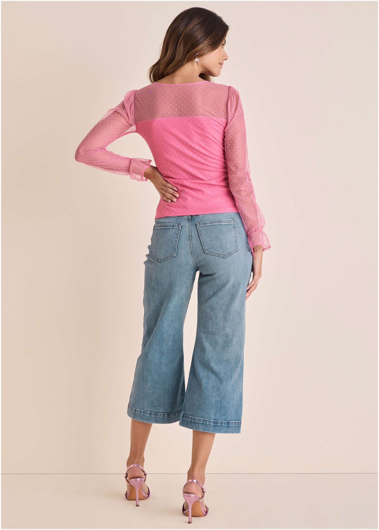Dot Mesh Top - Polignac | Venus Value