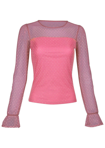 Dot Mesh Top - Polignac | Venus Value