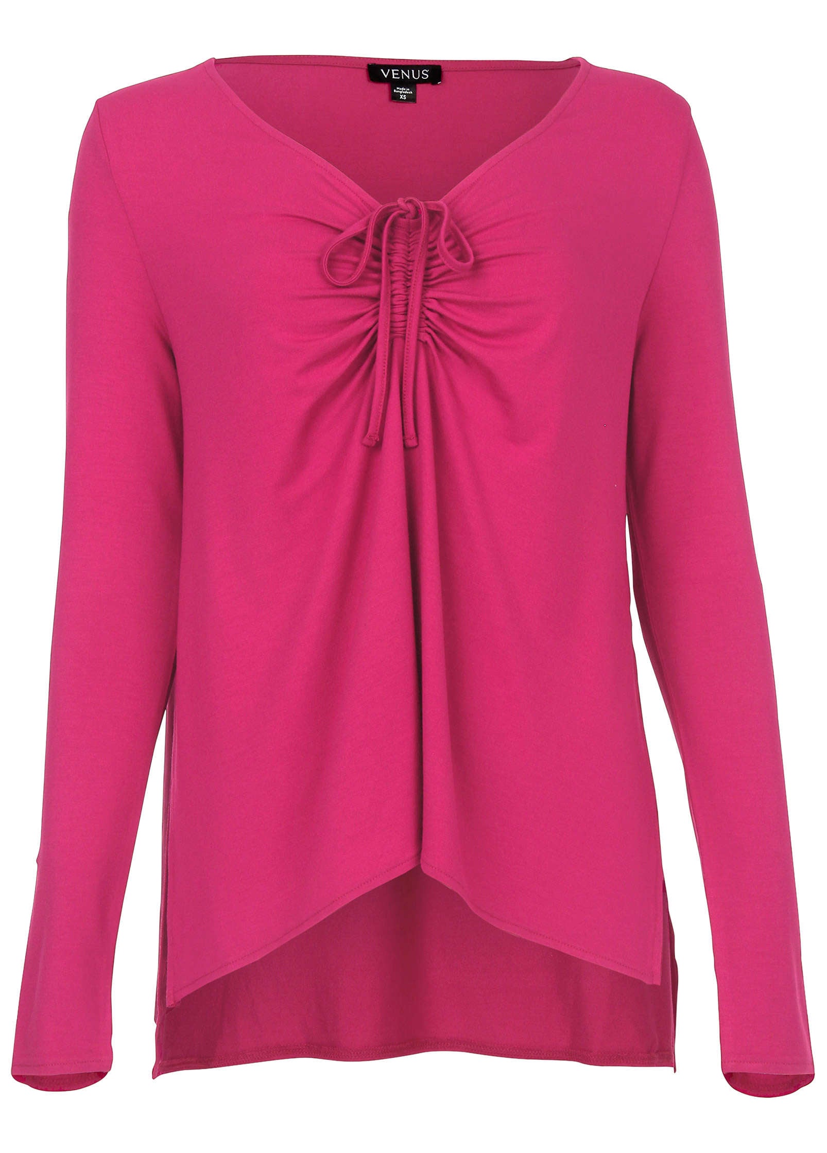 Ruched Tie Front Top - Vivacious | Venus Featured