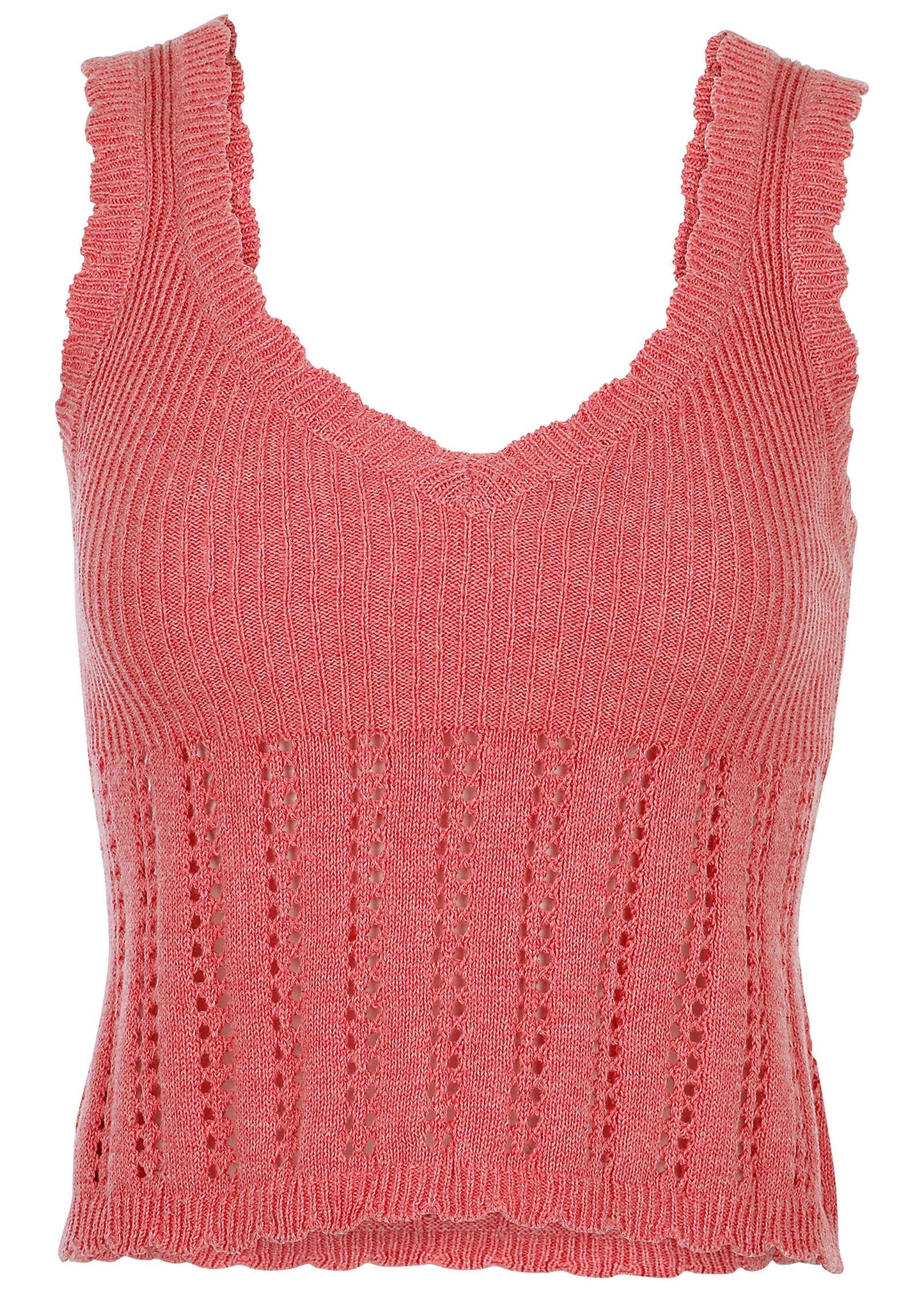 Pointelle Tank - Paradise Pink | Venus Best Seller