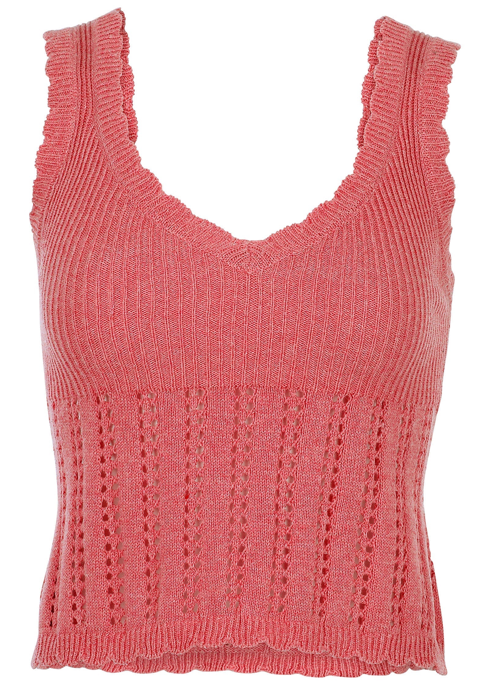 Pointelle Tank - Paradise Pink | Venus Best Seller
