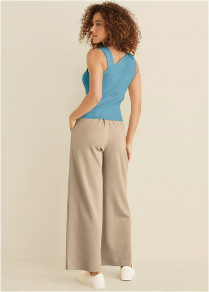 Twist Detail Sweater Tank - Blue | Venus Limited Edition