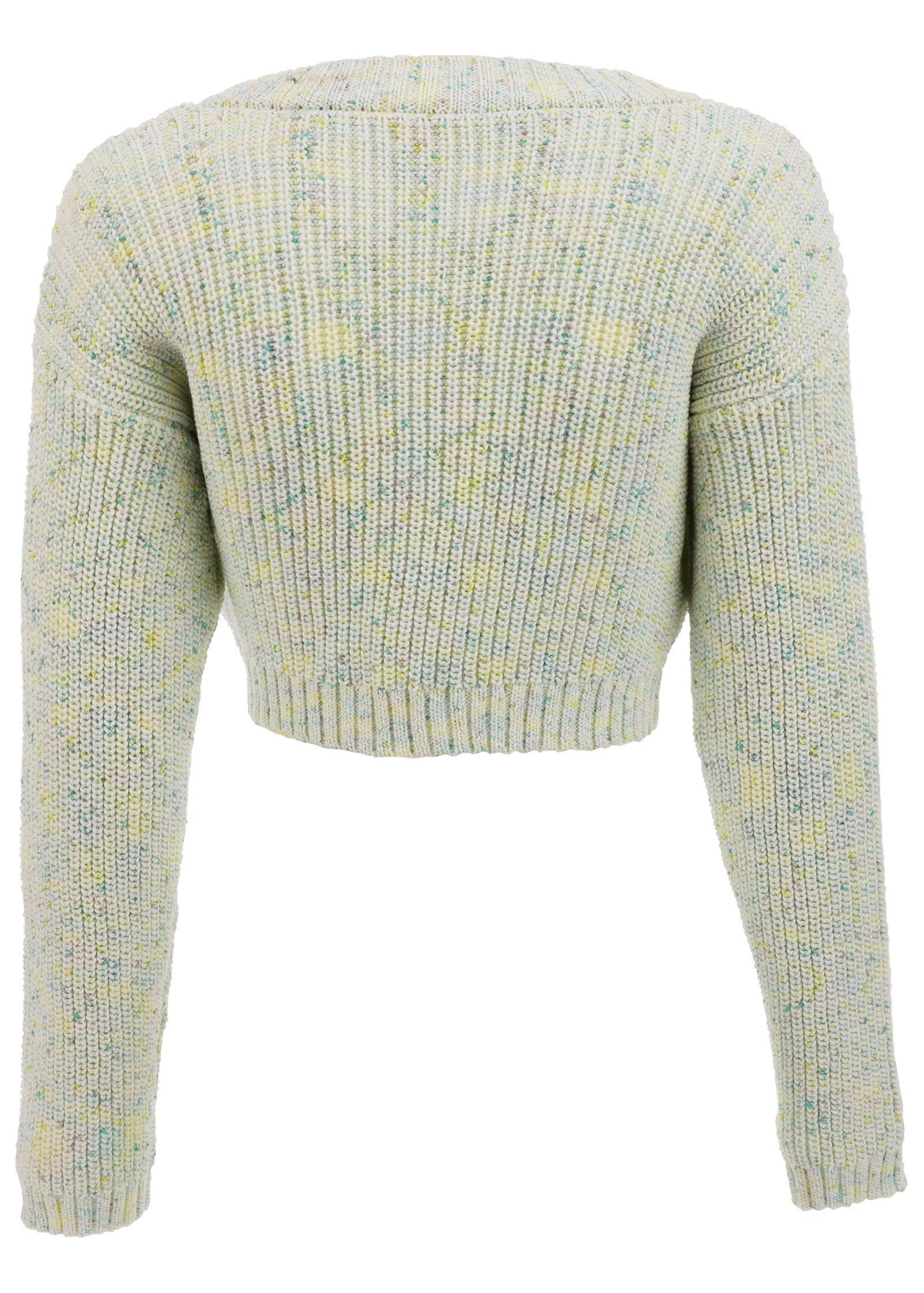 Marled Crop Cardigan - Multi Color | Venus Sale