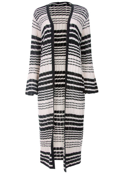 Stripe Duster - White Multi | Venus Cost Saving