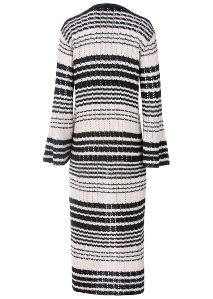 Stripe Duster - White Multi | Venus Cost Saving