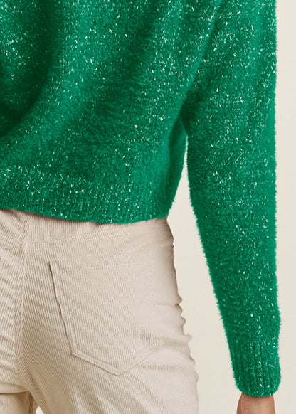 V-Neck Sweater - Emerald | Venus Value