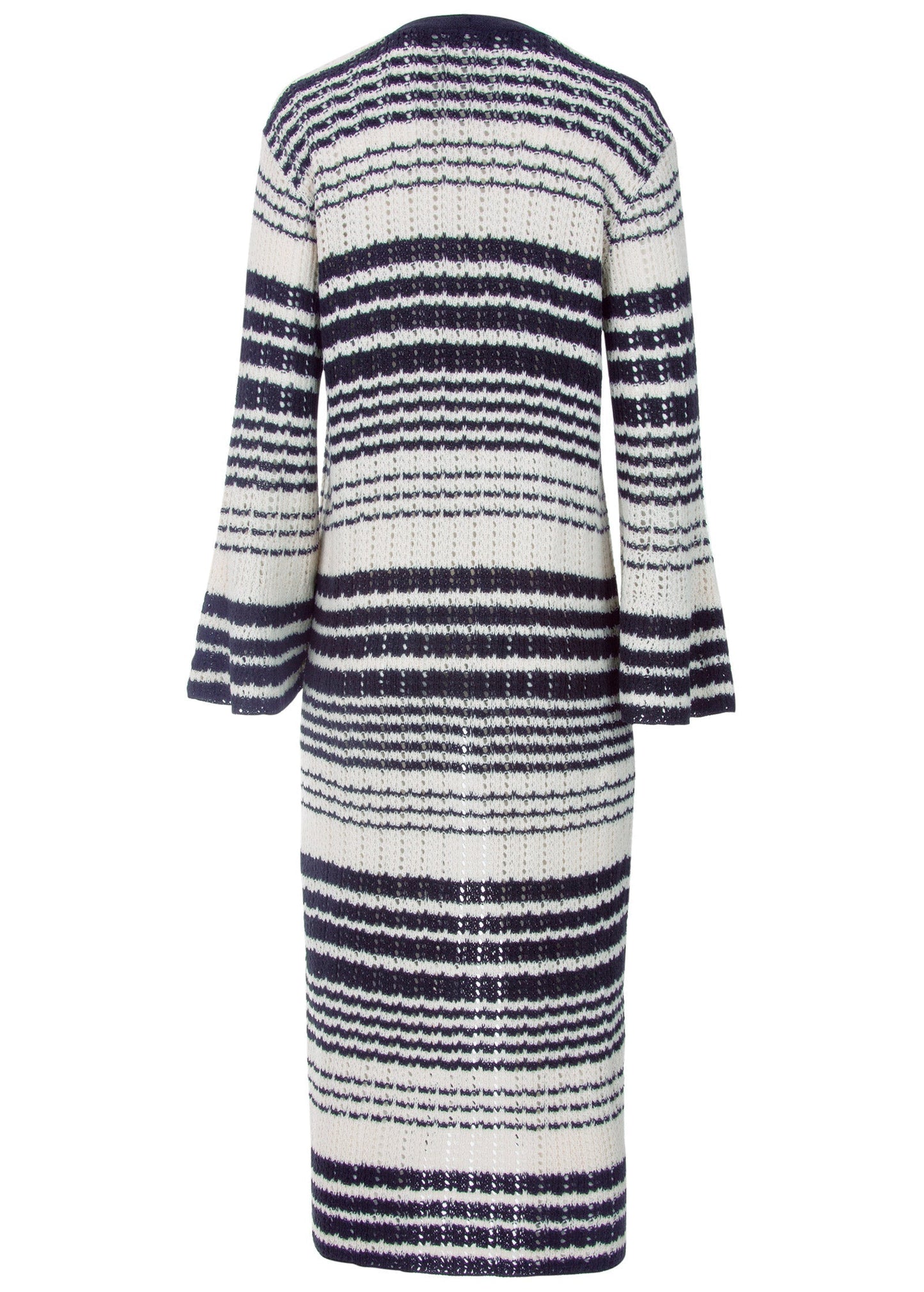 Stripe Duster - Navy Multi | Venus Affordable