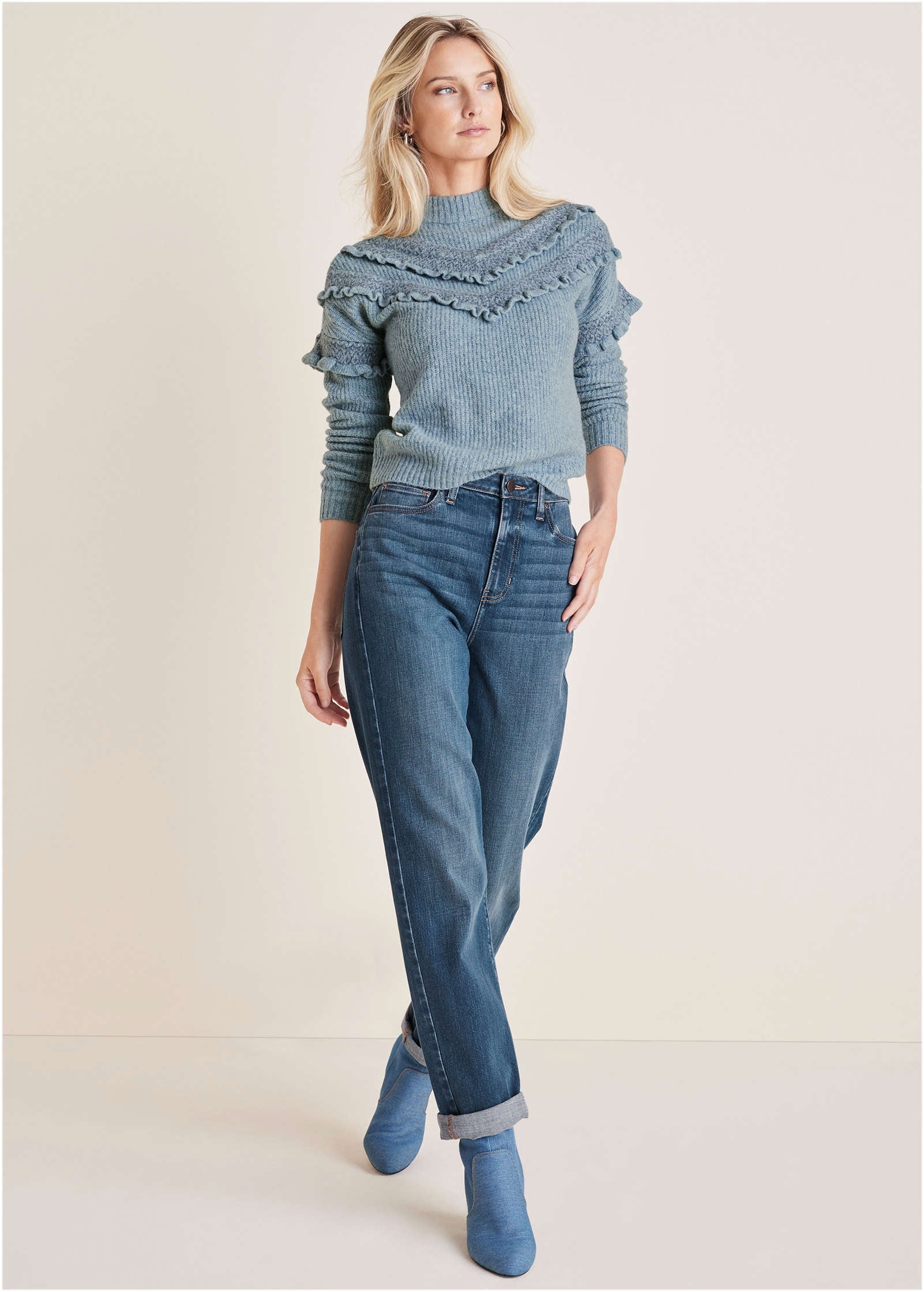 Cheveron Sweater - Tourmaline | Venus Limited Edition