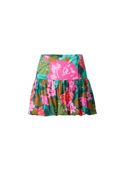 Bubble Mini Skirt Tropic Bouquet | Venus Value