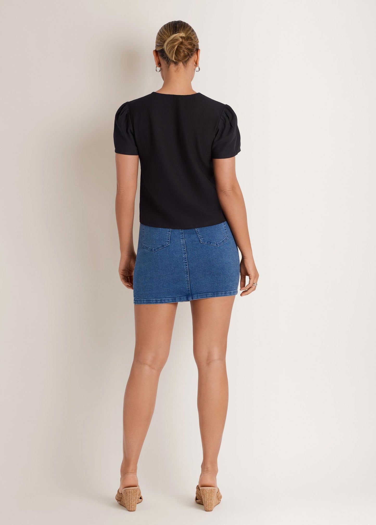 Mini Jean Skirt Medium Wash | Venus Affordable
