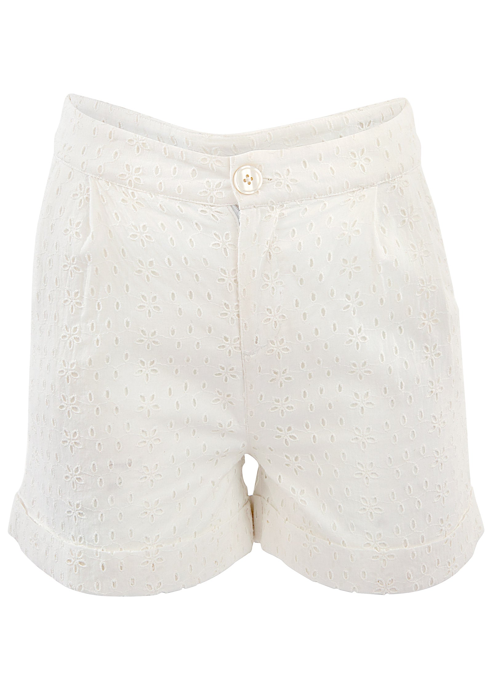 Eyelet Shorts Cloud Dancer | Venus Great Deal