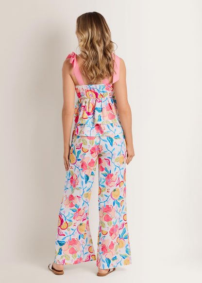 Printed Pant Soft Citrus Floral | Venus Popular Choice