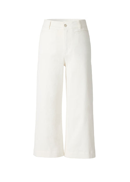 Sofia Wide Leg Crop Jean White Denim | Venus Customer Favorite