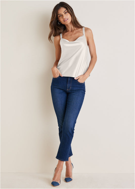 Audrey Straight Leg Jeans - Dark Wash | Venus Cost Saving