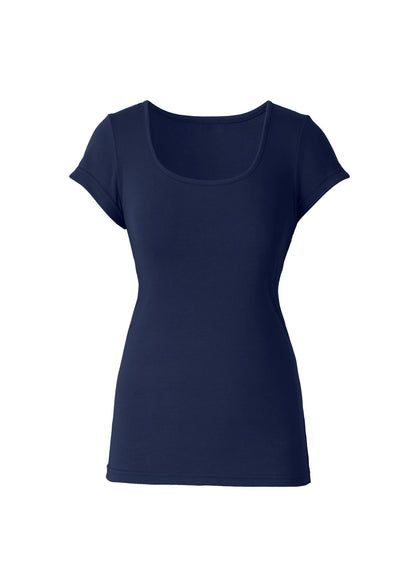 Square Neck Top Black Iris | Venus Affordable