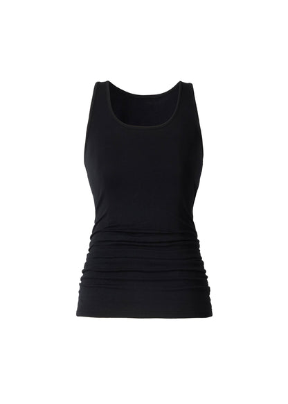 Square Neck Tank Top Jet Black | Venus Special Offer