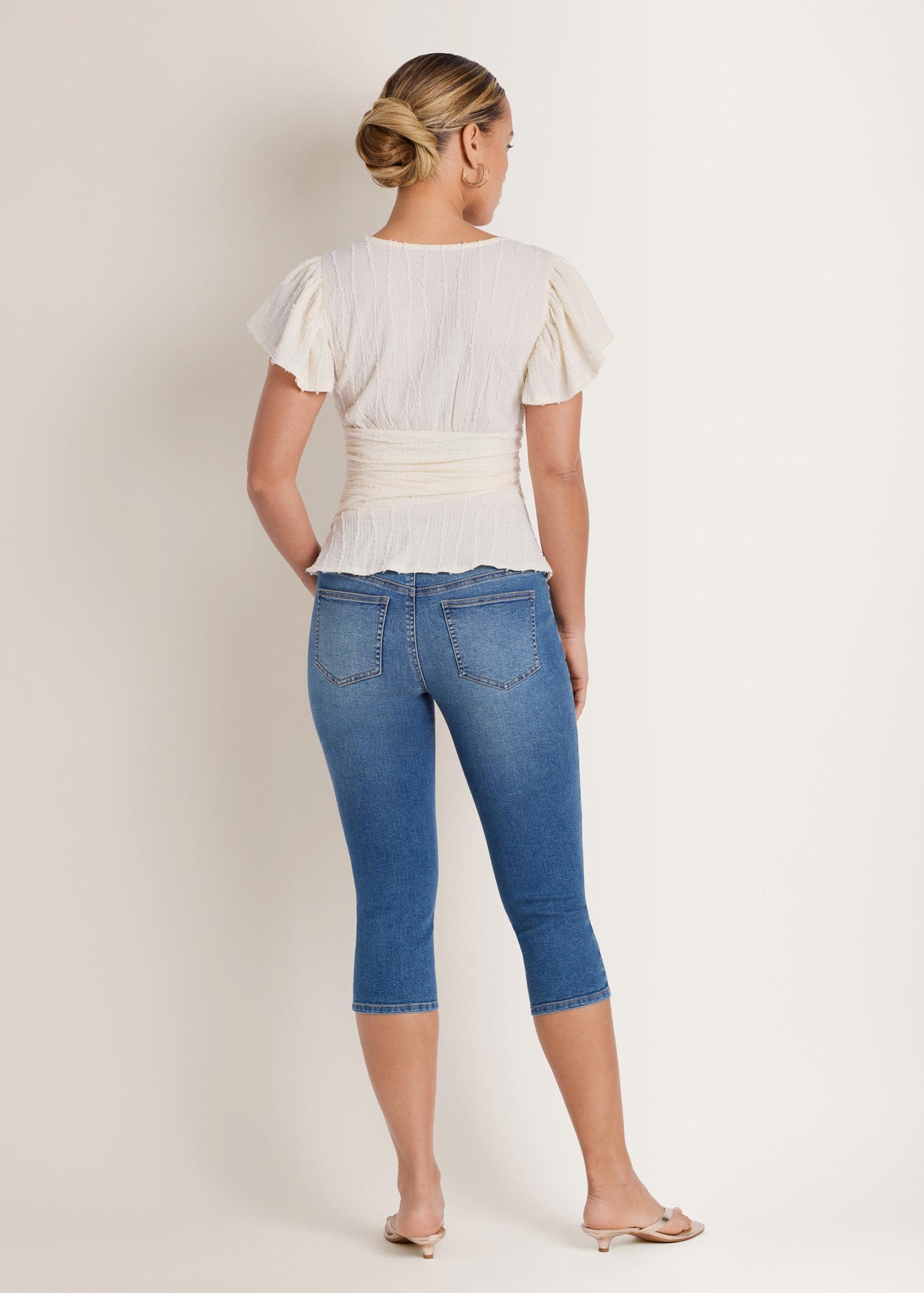 Vineyard Knit Gathered Top Cloud Dancer | Venus Special Offer