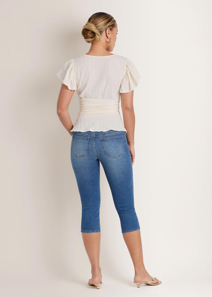 Vineyard Knit Gathered Top Cloud Dancer | Venus Special Offer