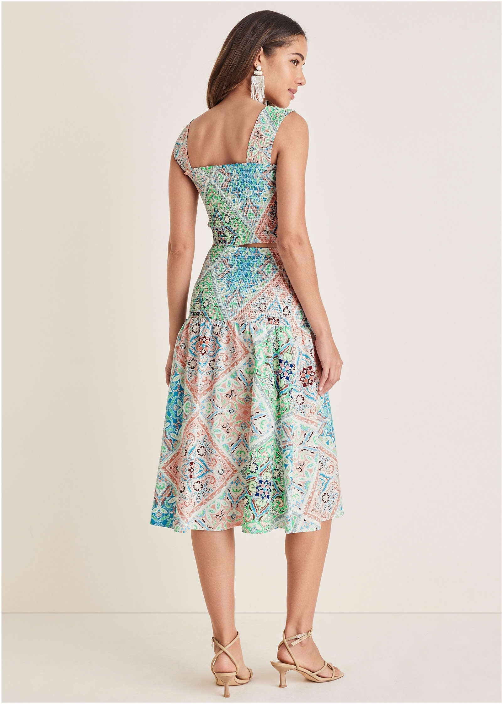Smocked Two-Piece Set - Boho Tile | Venus Affordable