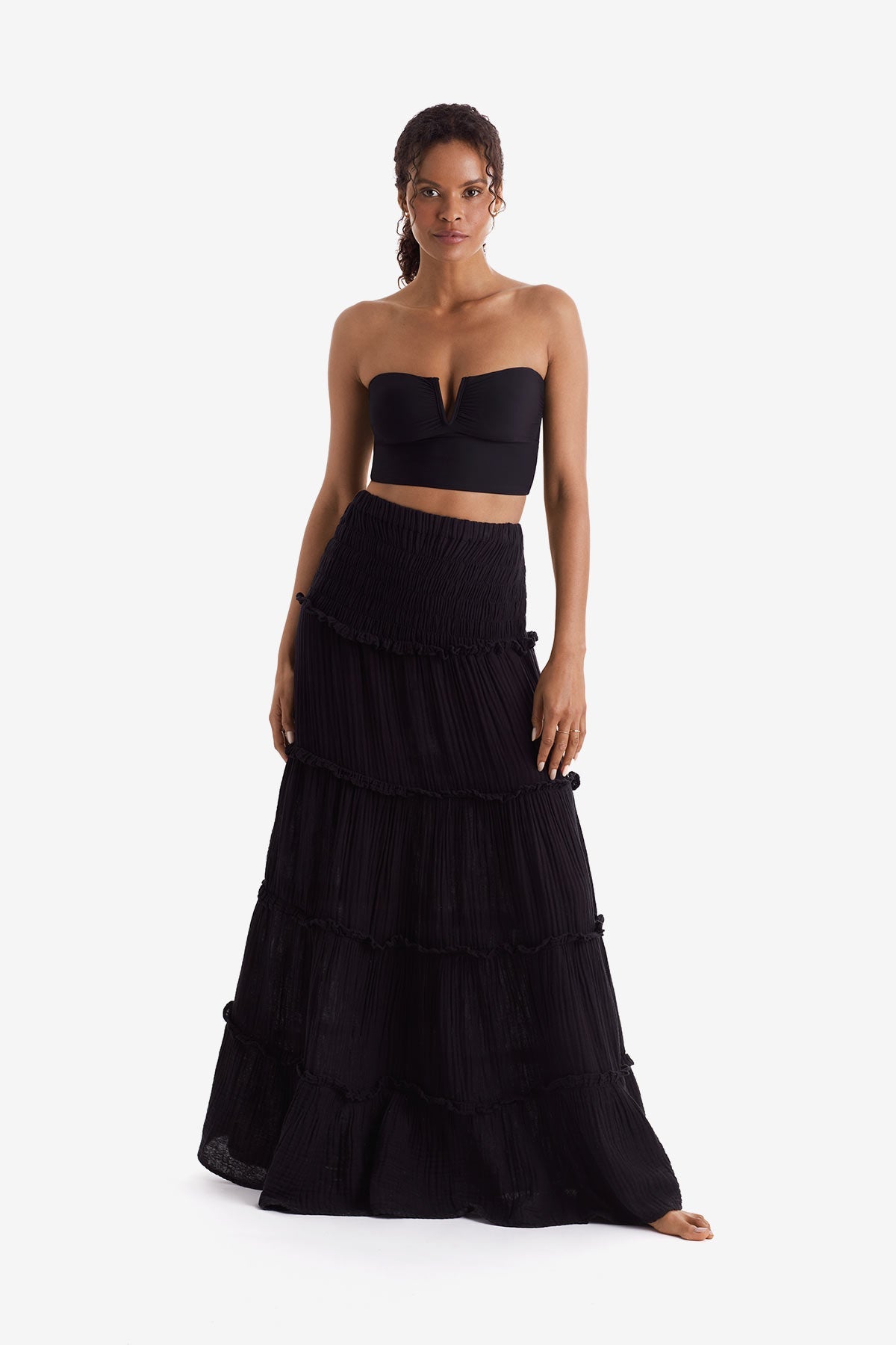 Mimi Flamingo Bliss Gauze Reef Convertible Skirt | Venus Budget Friendly