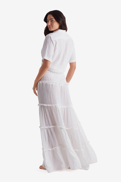 Mimi Flamingo Bliss Gauze Reef Convertible Skirt | Venus Featured