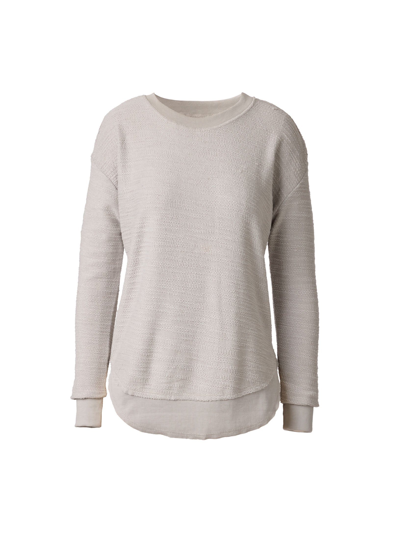 Baja Crew Neck Top Heather Gray | Venus Budget Friendly