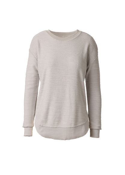 Baja Crew Neck Top Heather Gray | Venus Budget Friendly