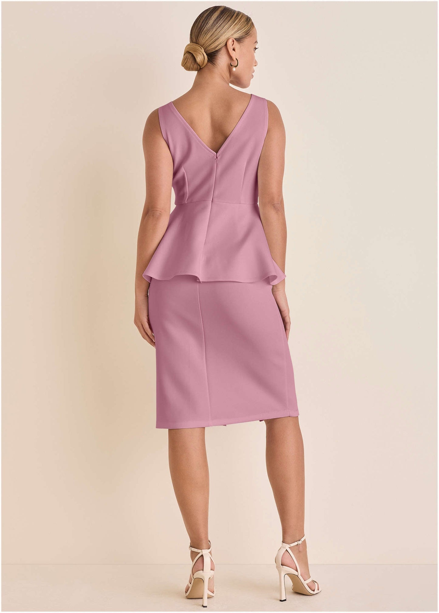 Peplum Ruffle Dress - Polignac | Venus Popular Choice
