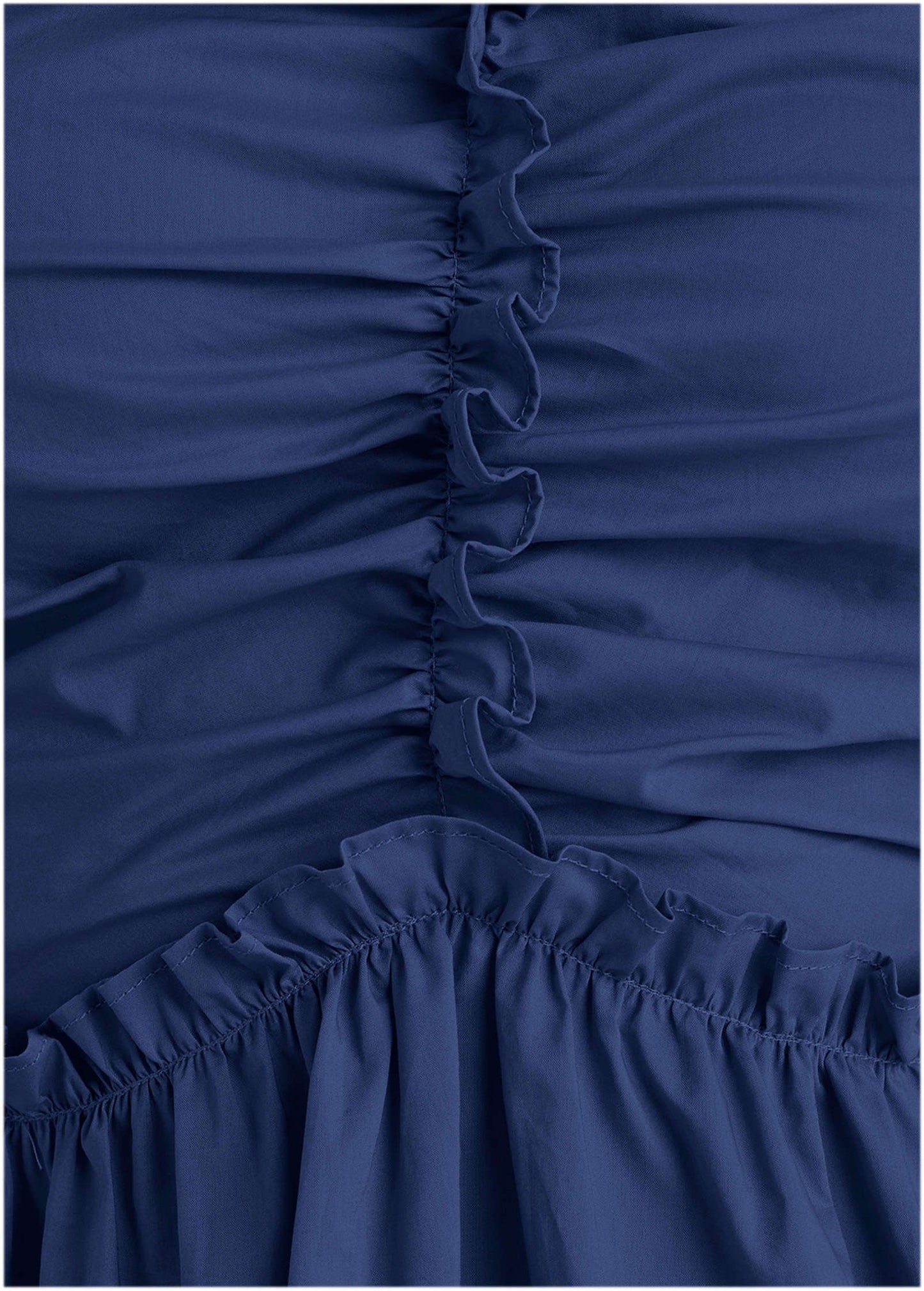 Ruched Sleeveless Mini - Dark Blue | Venus Best Seller