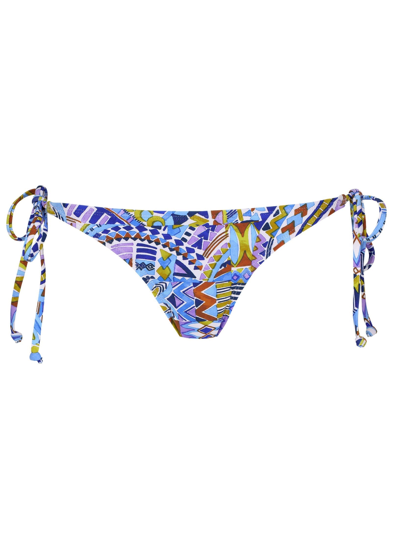 Miami Tie Side Moderate Bottom - Aztec Patchwork | Venus Cost Saving