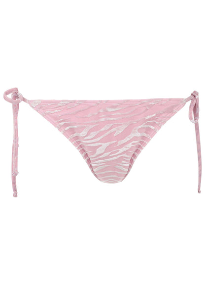 Jungle Velvet Miami Tie Side Moderate Bottom - Bleached Mauve | Venus Featured
