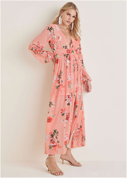 Floral Maxi Dress - Prairie Floral | Venus Budget Friendly