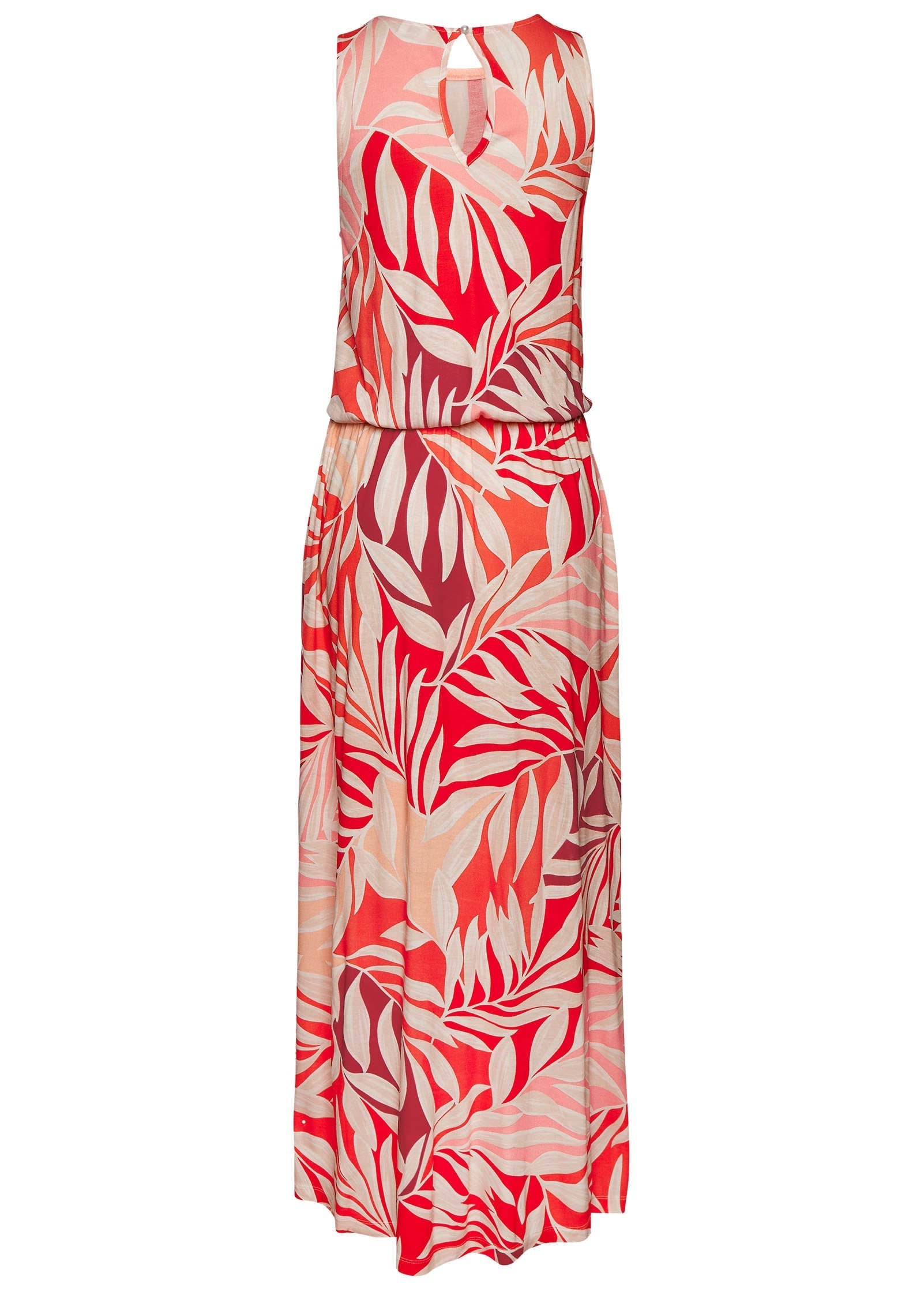 Printed Slit Maxi Dress - Red Multi | Venus Great Deal