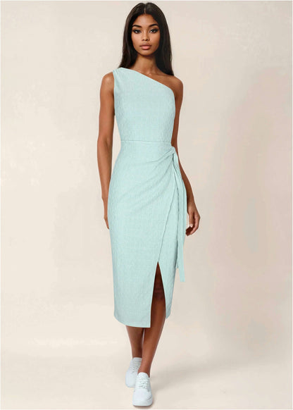 Tie Side Maxi Dress - Dusty Mint | Venus Special Offer