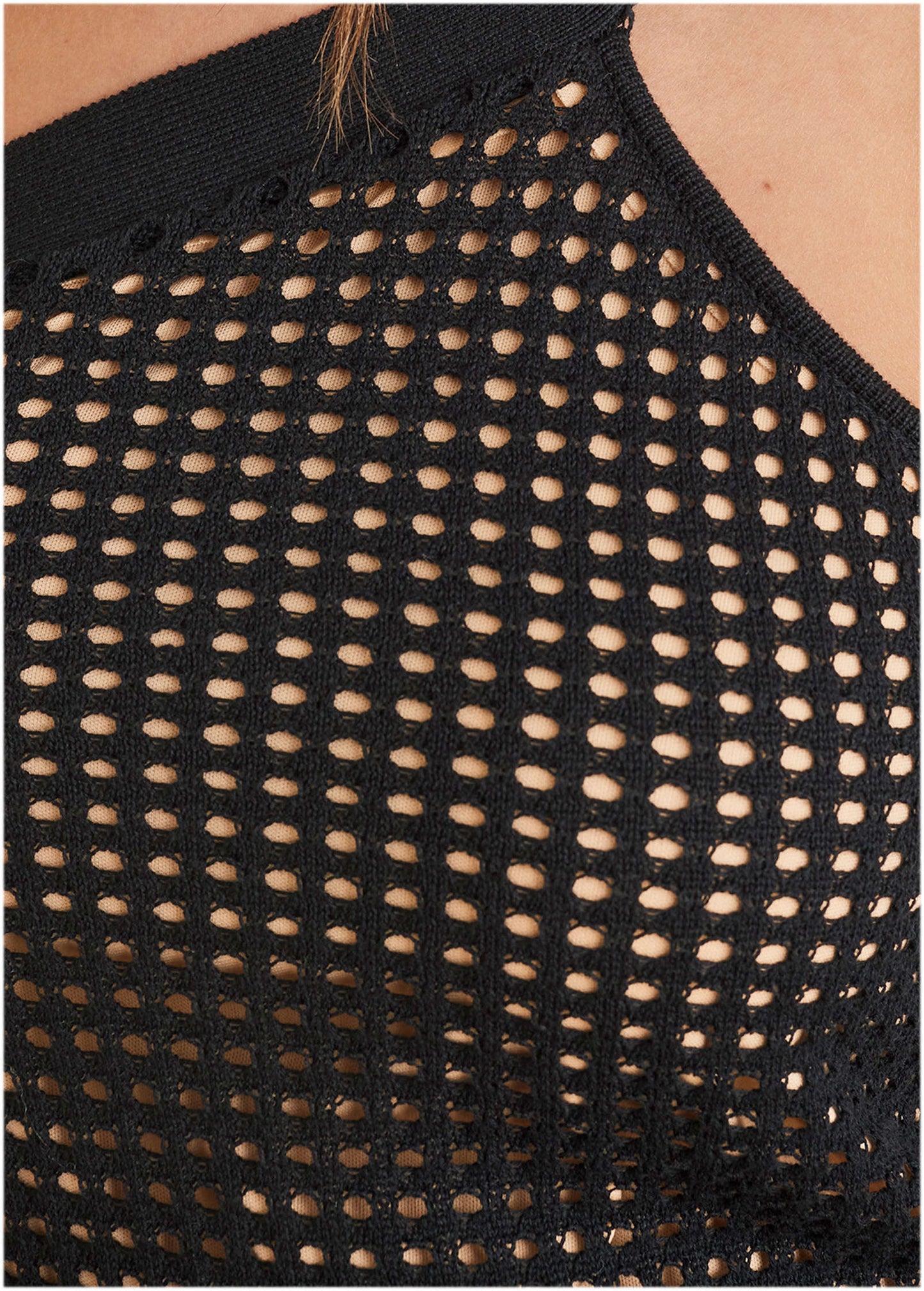 One Shoulder Sweater Dress - Jet Black | Venus Best Seller