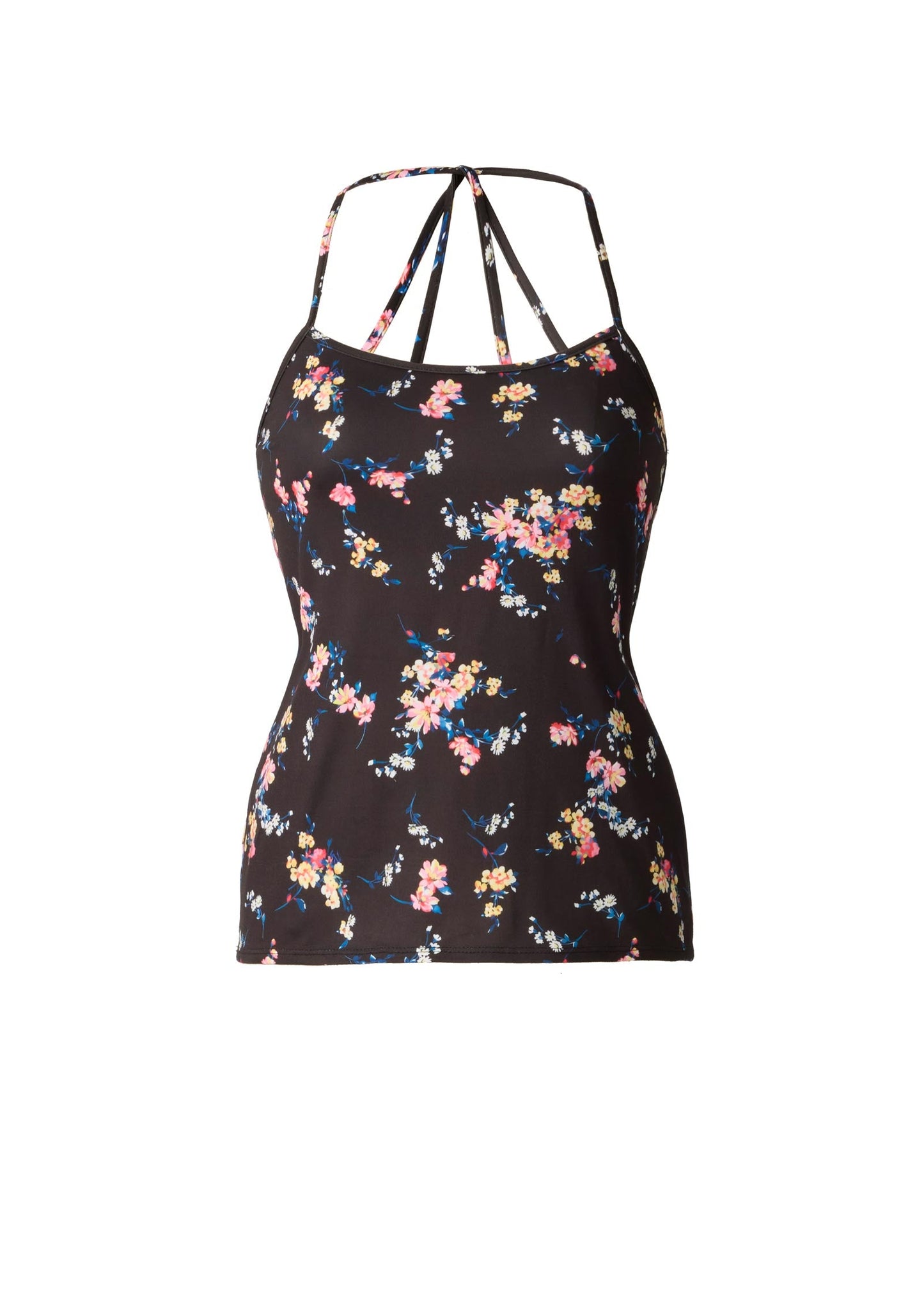 Back Detail Printed Tank Pink/Black | Venus Affordable