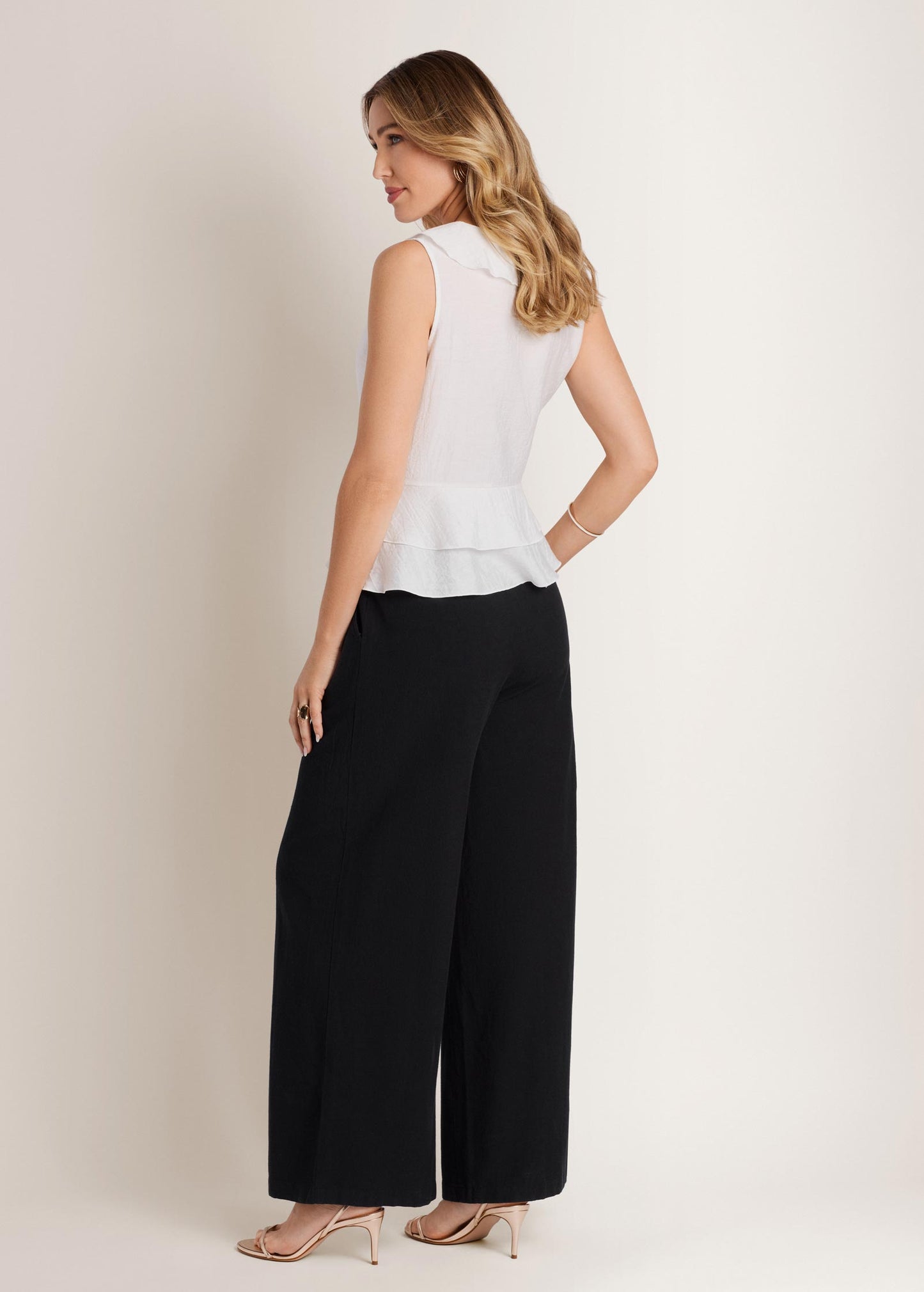 Textured Tiered Ruffle Top White | Venus Great Deal