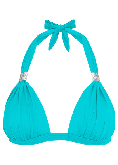 Goddess Push-Up Halter Top - Aqua Reef | Venus Budget Friendly