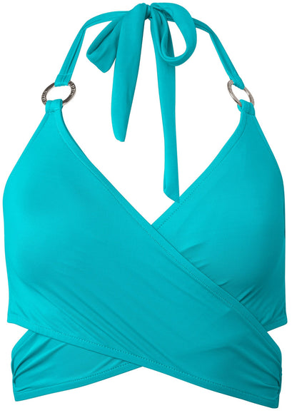 Laguna Wrap Underwire Top - Aqua Reef | Venus Limited Edition