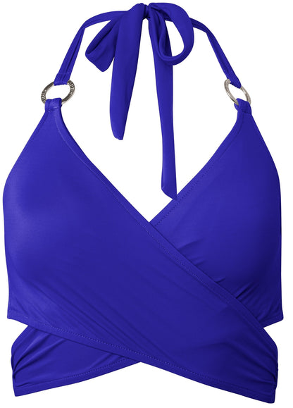 Laguna Wrap Underwire Top - Cobalt Blue | Venus Cost Saving