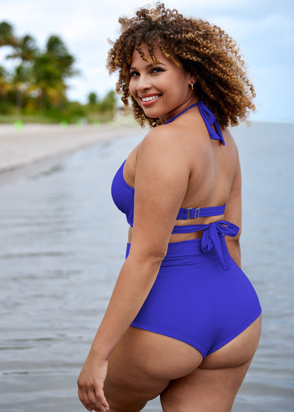 Laguna Wrap Underwire Top - Cobalt Blue | Venus Cost Saving