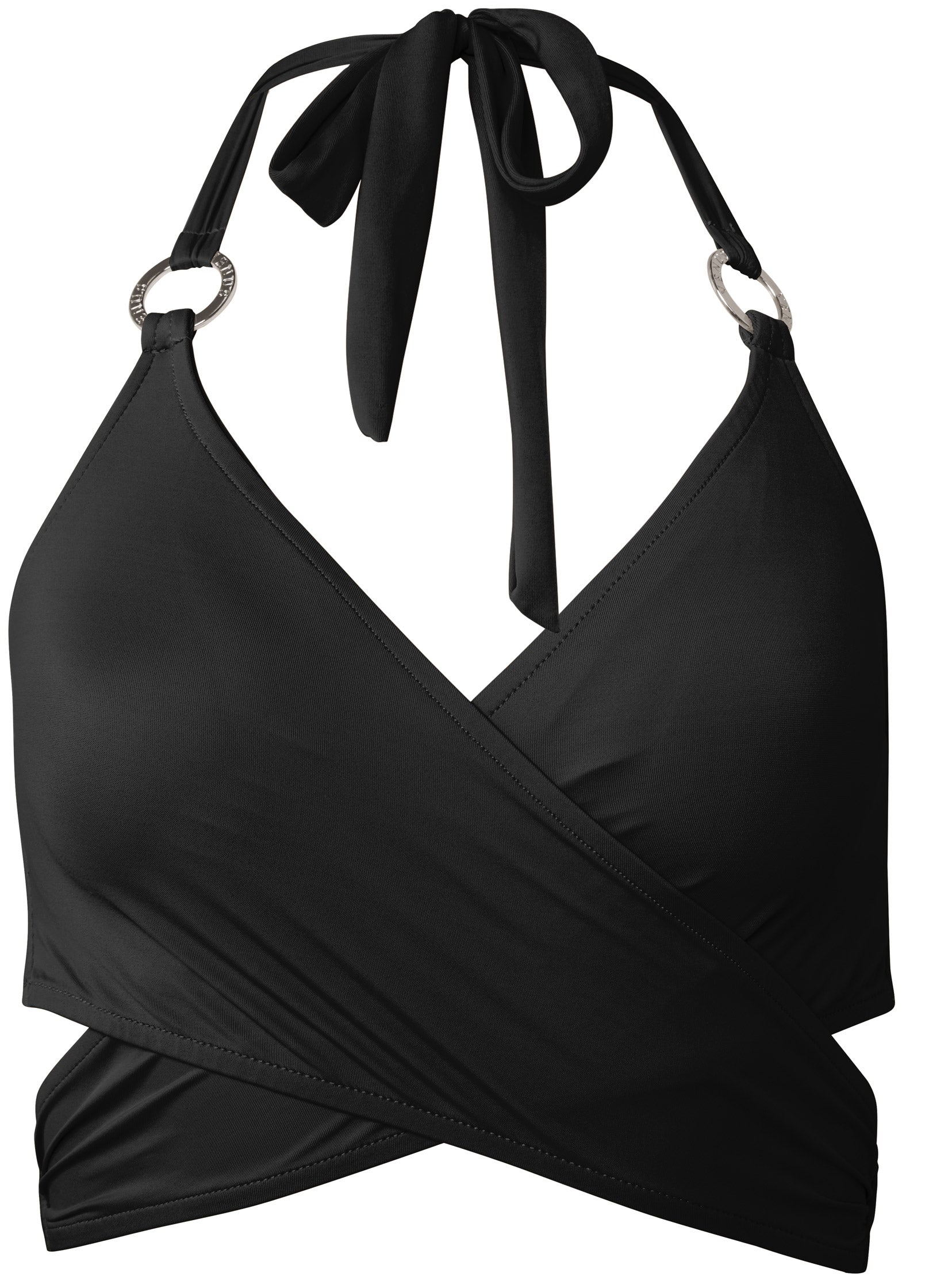 Laguna Wrap Underwire Top - Black Beauty | Venus Affordable