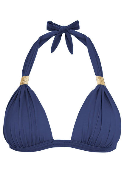 Goddess Push-Up Halter Bikini Top Ultra Marine Blue | Venus Great Deal